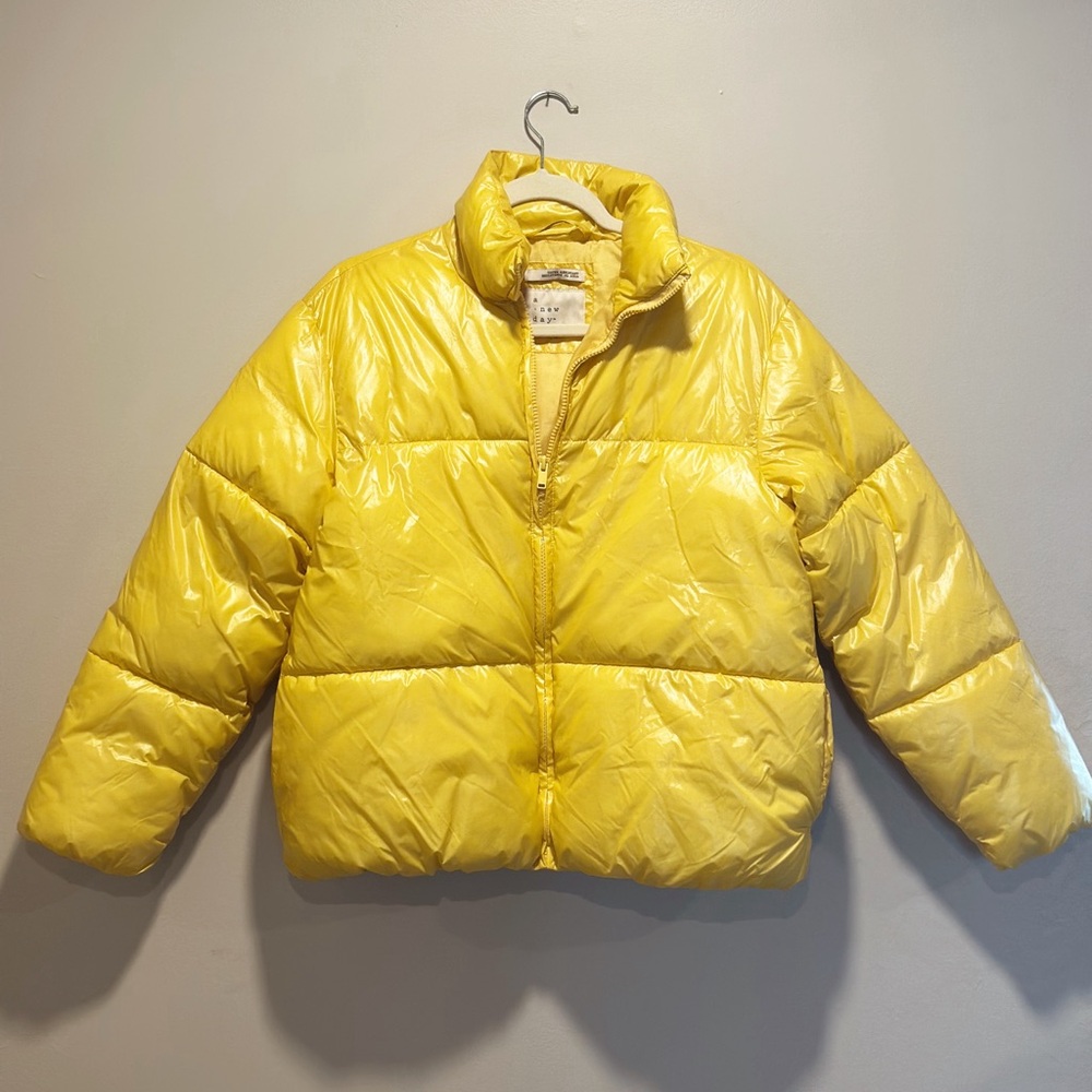 Yellow women’s  Puffer Jacket